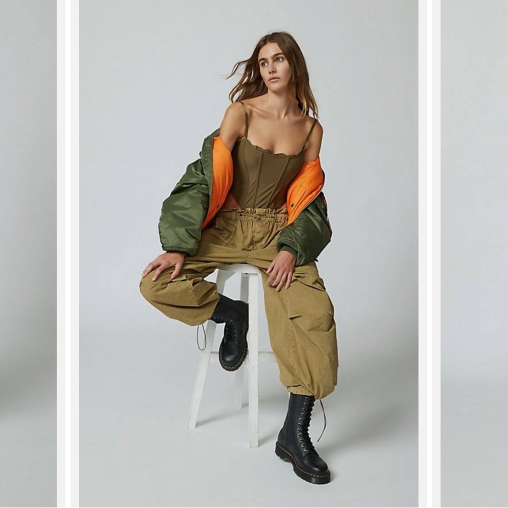 UO nylon baggy balloon pants